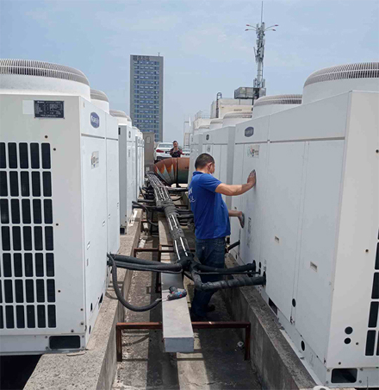 双流中央空调制热和不制冷系统维修方法